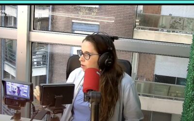 Paula Carello y Rubén Giustiniani en Radio (Uniendo Fronteras).
