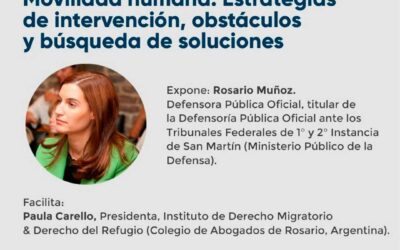 Movilidad humana. Estrategias de intervención, obstáculos y búsqueda de soluciones