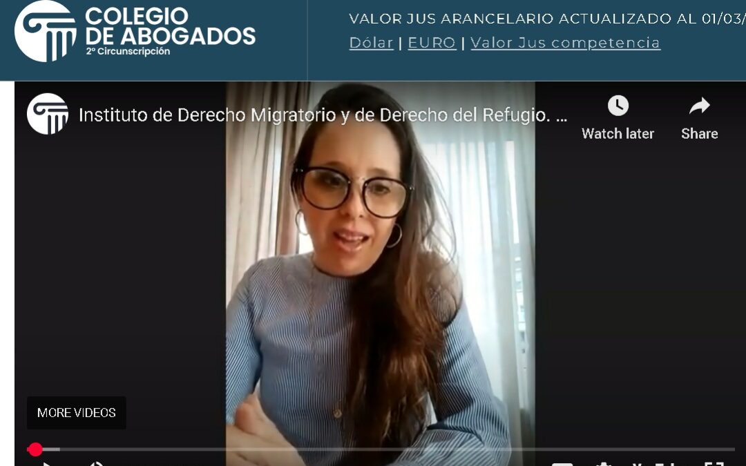 Ciclo de Conferencias: Algunos aspectos relevantes de la actual legislación migratoria chilena