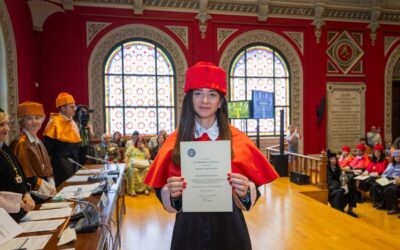 La Dra. Georgina Alejandra Guardatti participó del X Acto Solemne de Investidura de Nuevos Doctores de la Universidad de Zaragoza