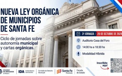 Ciclo de jornadas sobre: NUEVA LEY ORGÁNICA DE MUNICIPIOS DE SANTA FE
